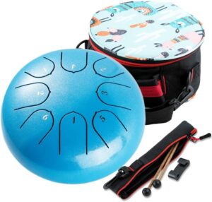 Steel Tongue Drum with Carrying Cas...