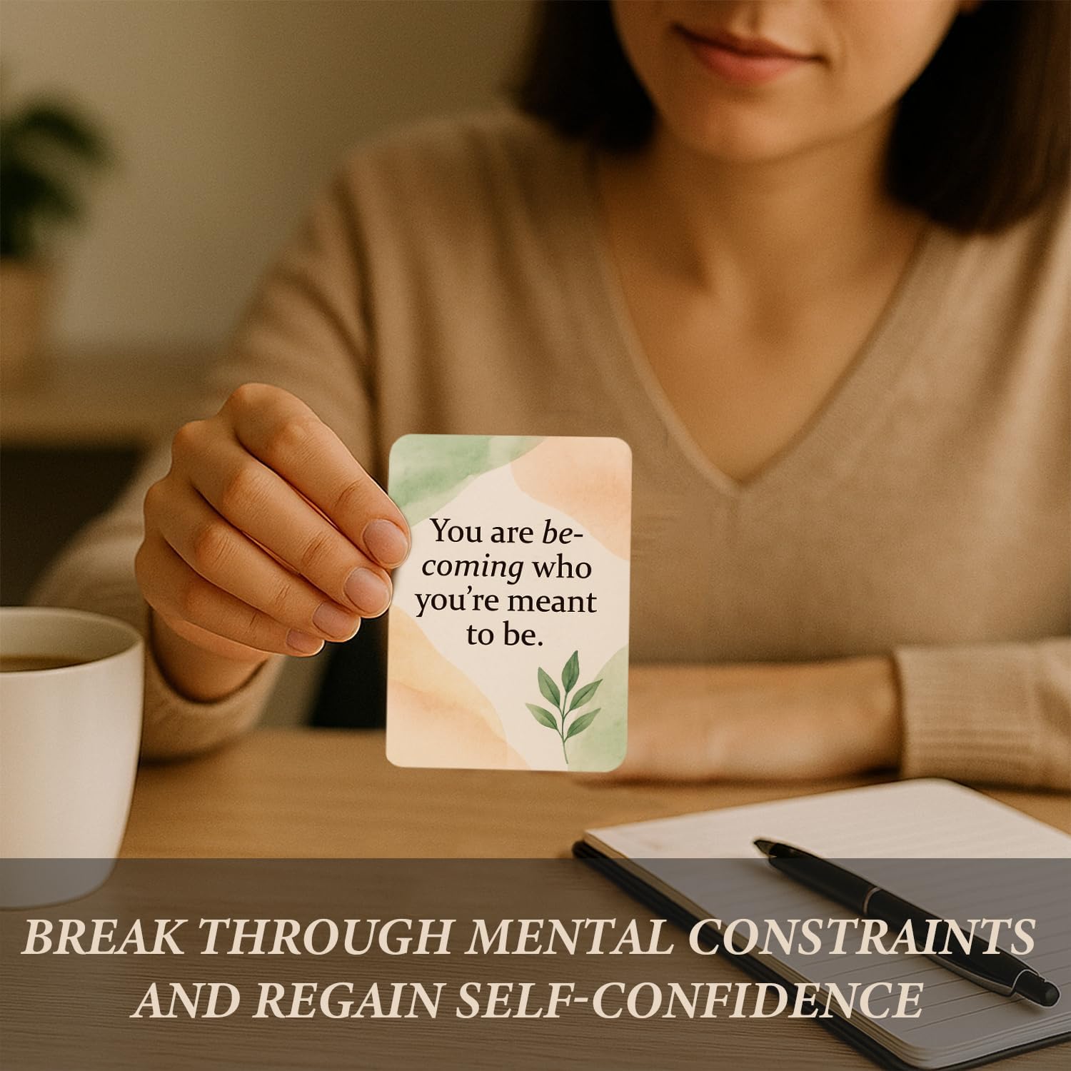Affirmation Cards - Daily Inspirational and Motivational Cards | Best gift for women,Promote self-confidence,Contains no profanity or slang,Self-care - Image 5