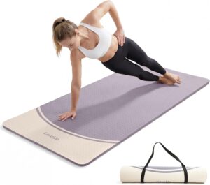 EaseUp Extra Thick Yoga Mat -2/5 in...