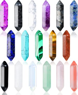 17Pcs Healing Crystals Stones Sets,...
