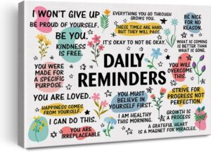 Hijie Inspirational Wall Art Decor ...