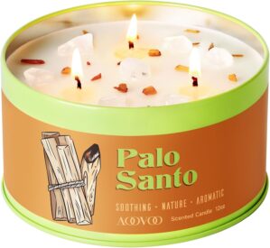 AOOVOO Palo Santo Candle for Medita...