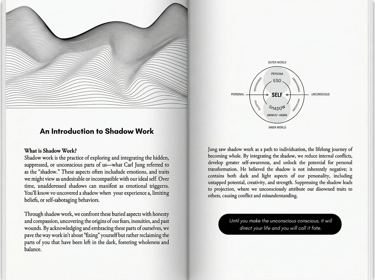Carl Jung–Based Shadow Work Journal and Workbook for Deep Healing: Guided Prompts for Emotional Healing, Trauma Recovery, and Mindful Living - Image 2