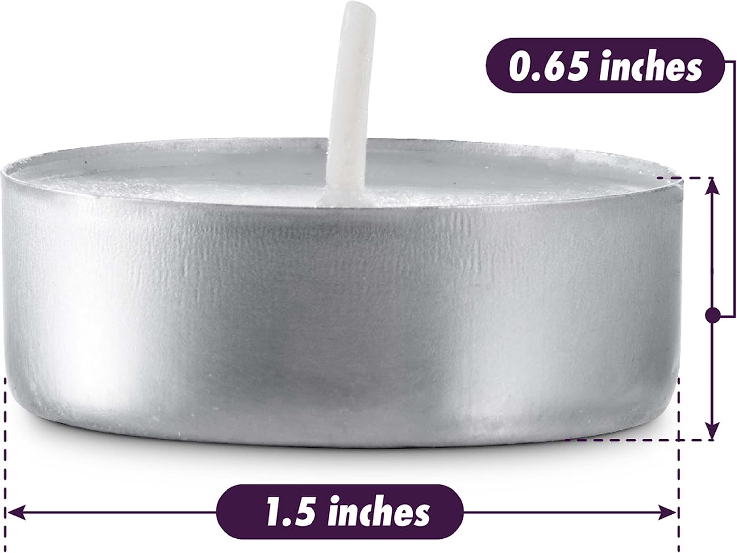 MontoPack Unscented Tea Light Candles Bulk 1000 Pack | 4 Hours, White,Smokeless,Dripless Small Votive Paraffin Tealights | Long-Lasting for Home, Shabbat, Weddings, Events, Emergencies | Mini Candles - Image 5