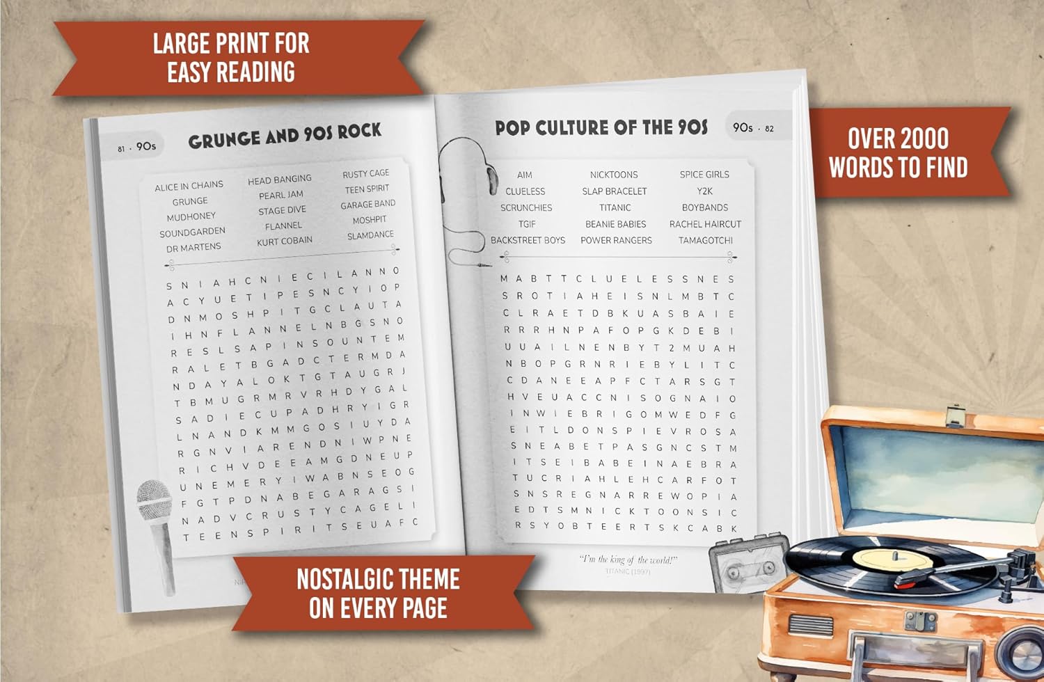 Nostalgic Word Search for Adults & Seniors: Large Print Word Puzzles for Sparking Memories and Staying Sharp (Word Find Books For Adults) - Image 3