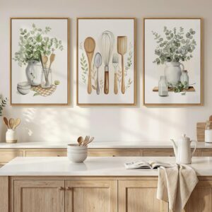 Framed Botanical Wall Art for Kitch...