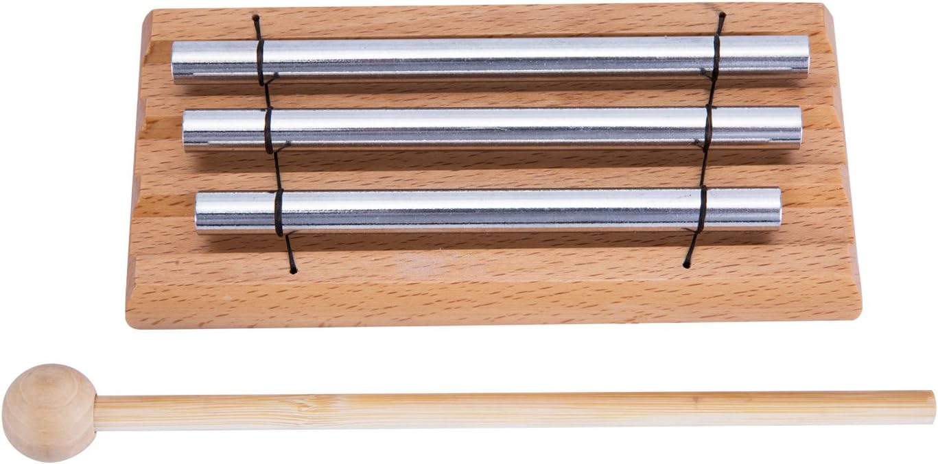 Three Tone Chime For Mindfulness Meditation, Relaxation, Stress & Anxiety Relief, Chakra Healing, Yoga, Teachers' Classroom Chime - Image 3