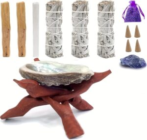 White Sage Smudging Kit Smudge Stic...