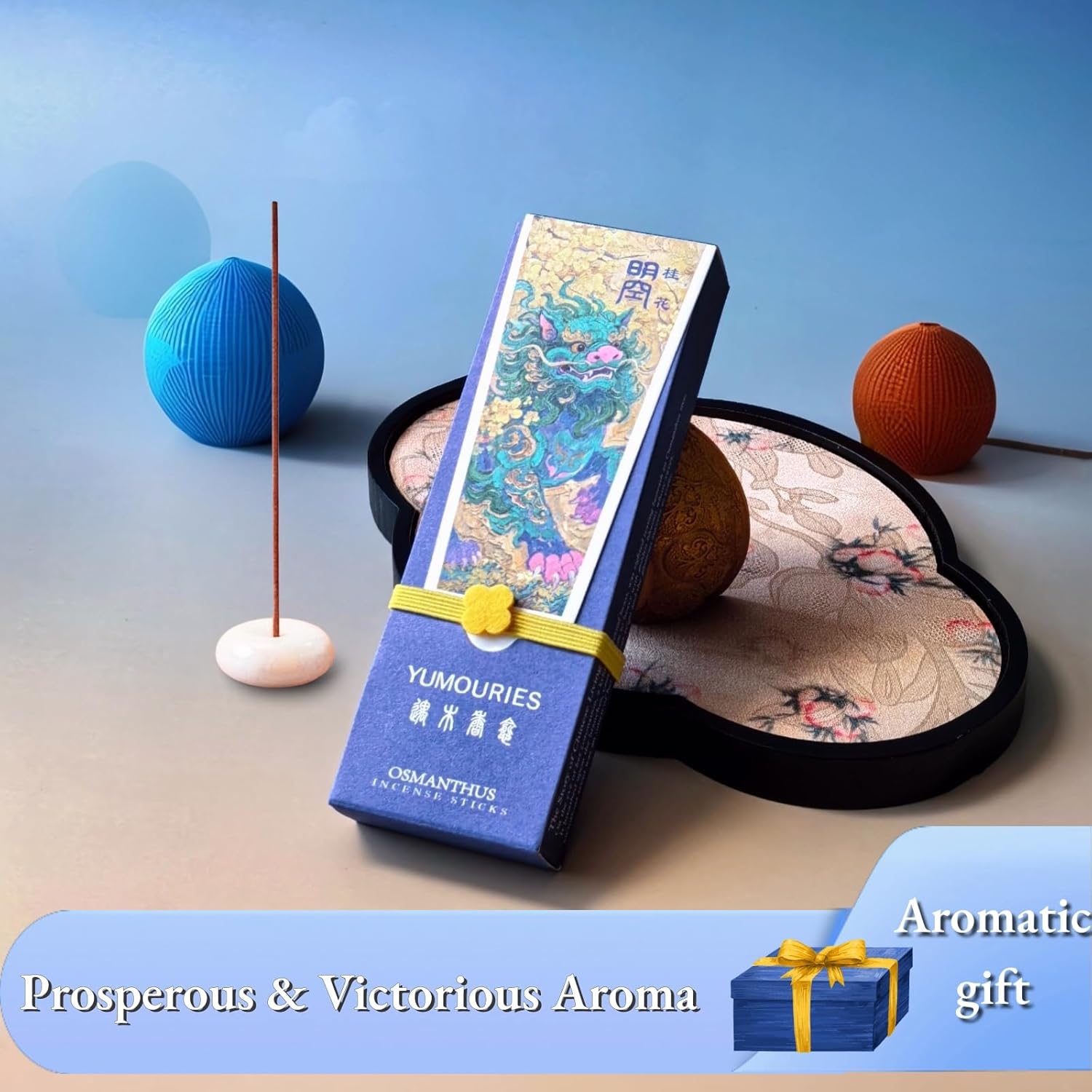 Osmanthus Incense Sticks 30g · Non-Toxic · Low Smoke for Focus | Chinese woody-floral incense, Sandalwood & Agarwood base, No bamboo core,20-min burn,Great for office, study &Meditation - Image 6