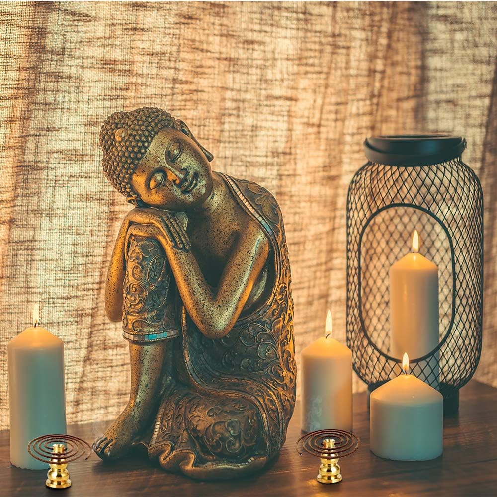 Incense Burner, Copper Incense Holder Cone Holder Gourd Incense Burner for Joss Stick, Tower Incense, Incense Coil (3 Styles) - Image 4