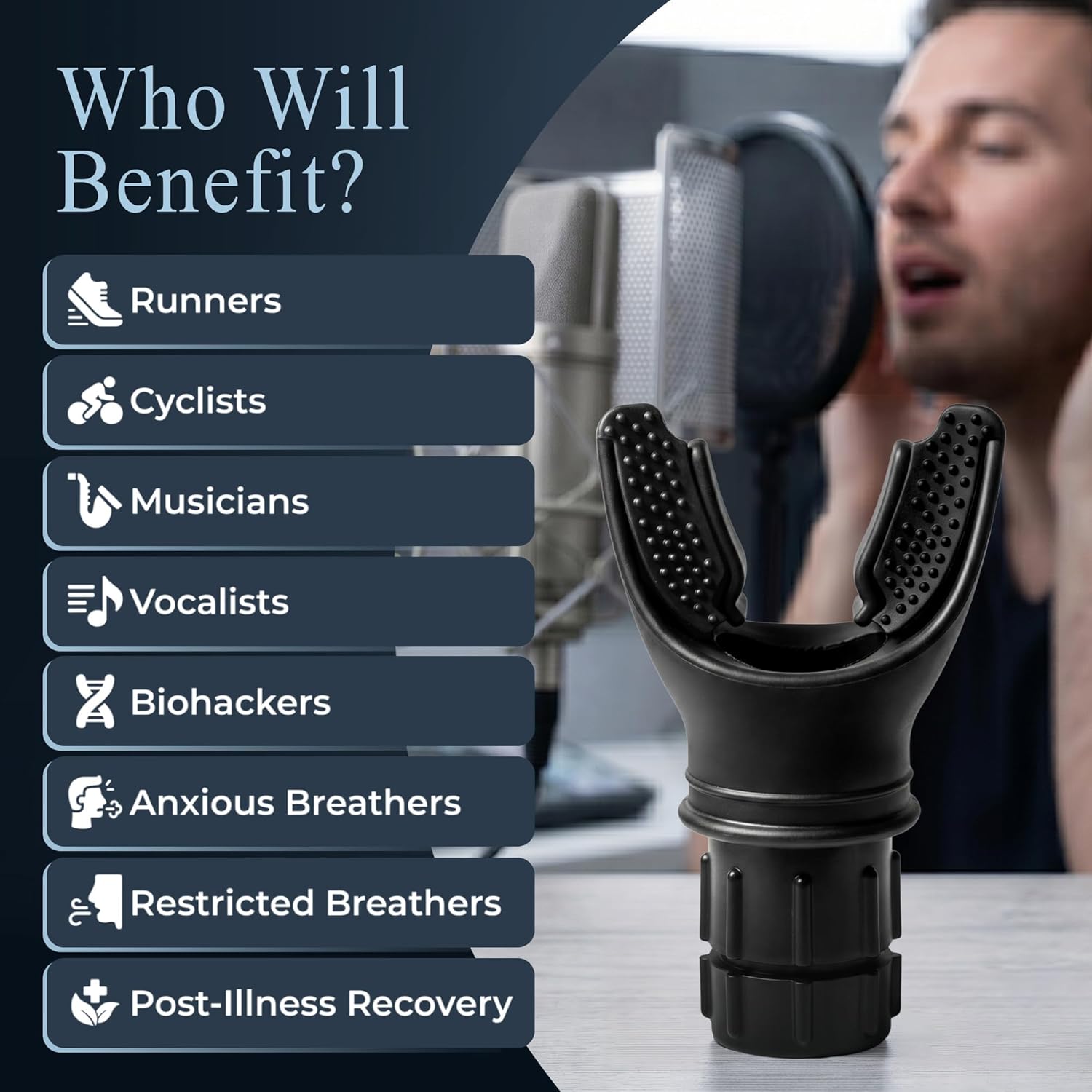 EXPAND-A-LUNG | Breathing Exercise Fitness Trainer | Inspiratory Muscle Strength Tool | Breathe Easier with Stronger Lungs | Dual-Way Inhale-Exhale Adjustable Resistance Settings - Image 7
