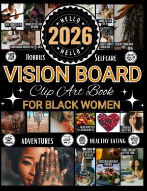 Vision Board Clip Art Book For Blac...