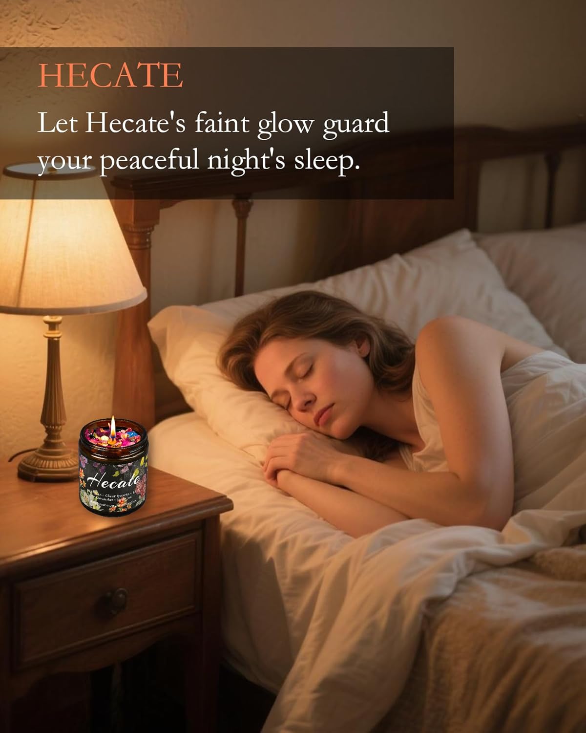 Hecate Scented Candle, Altar, Lavender Devotional Candle, Incense, Meditation, Rituals, Large Votive. (Hecate) - Image 7