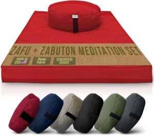 Meditation Cushion Mat Set HEMP- La...
