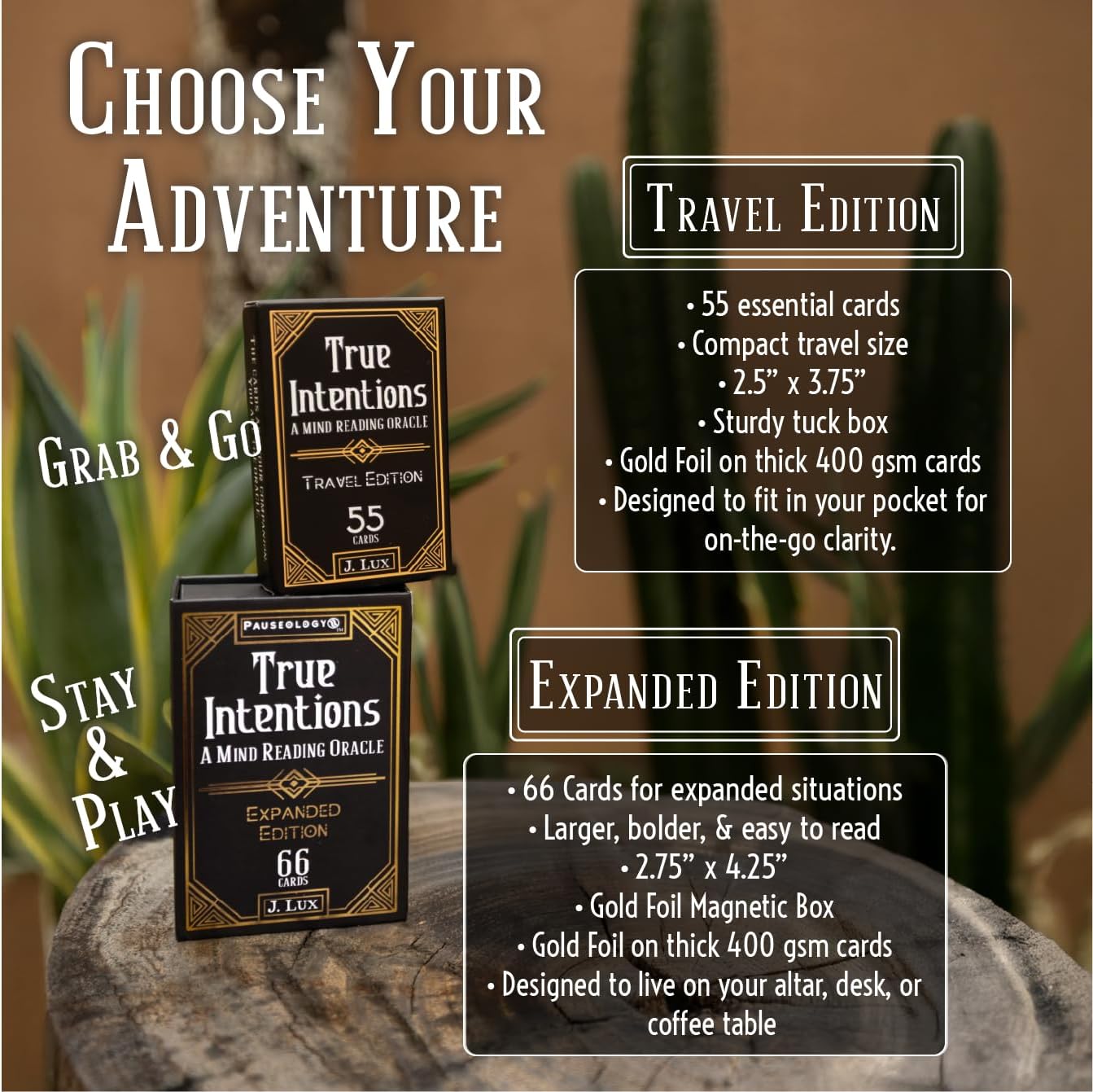 True Intentions: A Mind Reading Oracle Deck - Psychic Cards with Meanings on Them to Reveal Hidden Motives and Unspoken Truths - Sparks Intuition (Travel Edition (55 Palm Sized Cards)) - Image 3