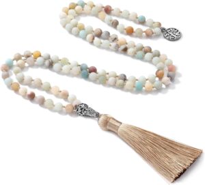 INBLUE 108 Mala Prayer Beads Wrap N...