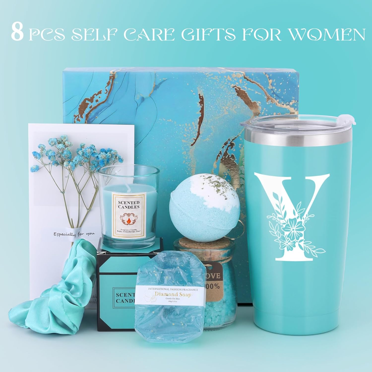 Personalized Women Spa Bath Basket Body Works Set House Warming Hostess Bachelorette Engaged Gifts New Home Pretty Aesthetic Special Spiritual Inspirational Meaningful Unique Initial Present - Image 2