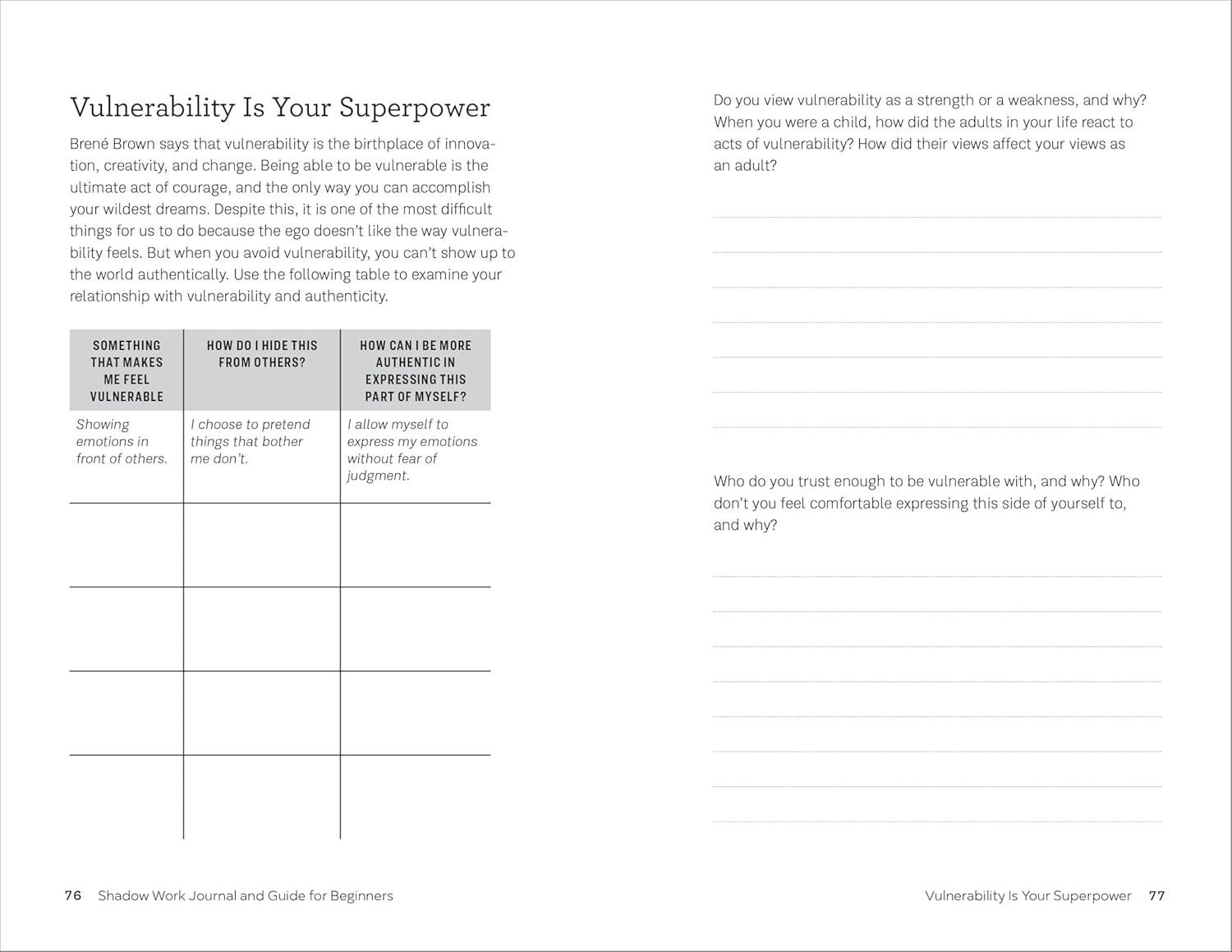 Shadow Work Journal and Guide for Beginners: An Introduction to Discovering and Healing Your Unconscious Self - Image 6
