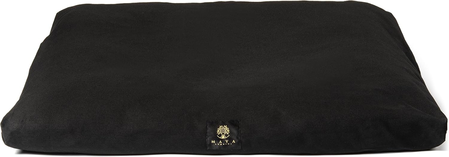 Organic Meditation Mat Zabuton/Floor Pillow - 3 & 4 Inch Thickness Options - Prevents Knees & Legs Pain