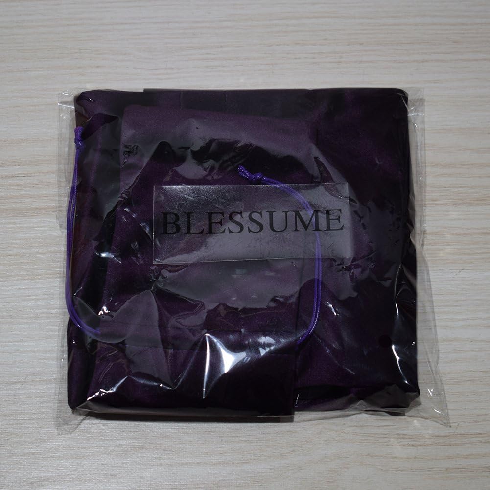 BLESSUME Wizard Velvet Tarot Table Cloth and Pouch Blue Square Divination Tarot Cloth Purple - Image 6