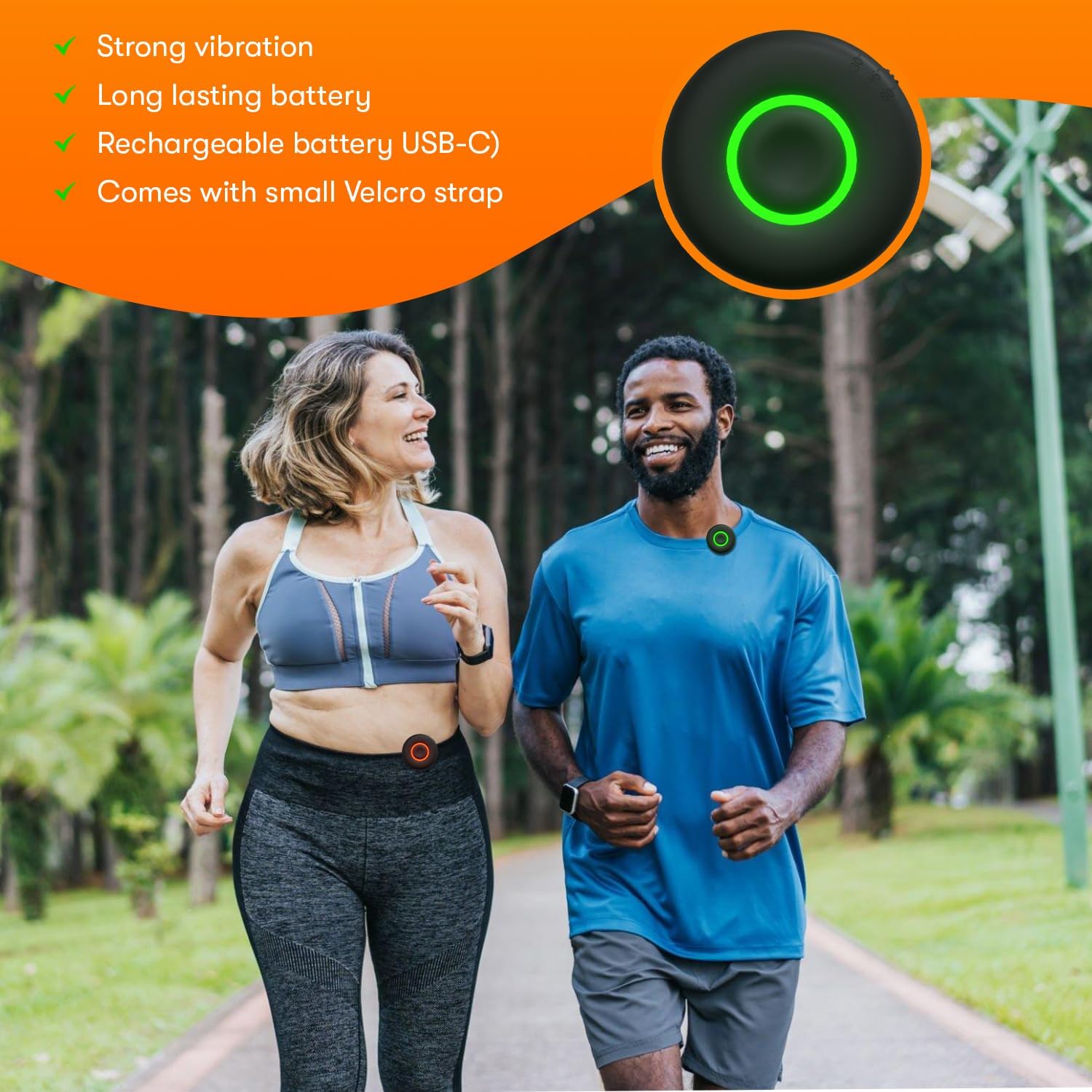 Rest Time Fitness Timer - Countdown Gym Timer and Stopwatch, Vibrating, Compact Design, Rechargeable Battery - Image 5