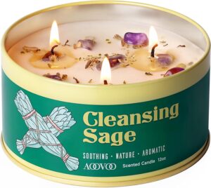 AOOVOO Sage Candle for Cleansing &#...