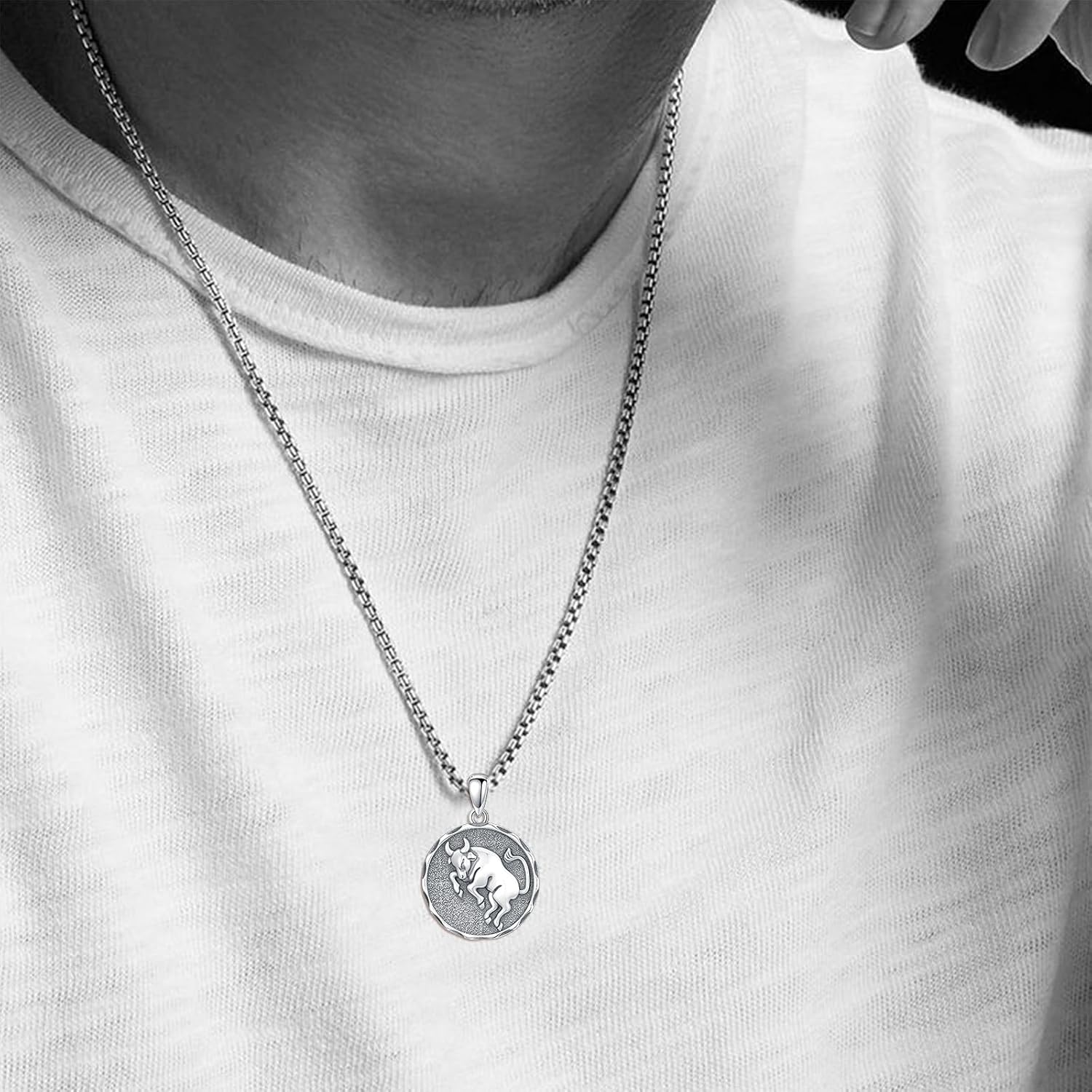Zodiac Necklace 925 Sterling Silver Constellation Celestial Necklace Zodiac Sign Charm Horoscope Astrology Jewelry Birthday Gifts for Men Women Christmas - Image 5
