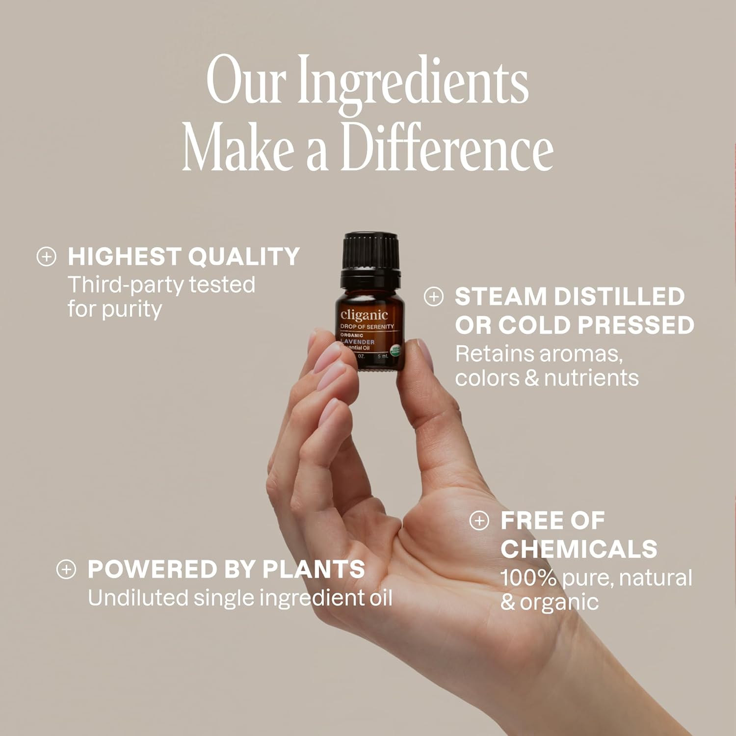 Cliganic Organic Aromatherapy Essential Oils Gift Set (Top 8 - The Iconics), 100% Pure - Peppermint, Lavender, Eucalyptus, Tea Tree, Lemongrass, Rosemary, Frankincense & Orange - Image 6