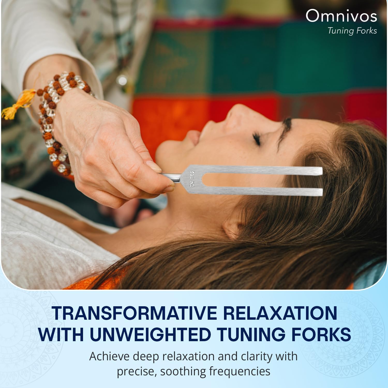 Solfeggio Tuning Forks for Healing Set - Made in the USA - Chakra Tuning Fork Set Includes 528 hz Tuning Fork - Sound Healing Instruments & Sound Therapy Instruments - Image 3