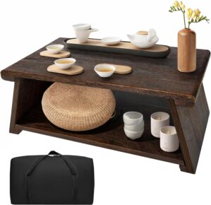 Japanese Low Floor Table Folding Co...