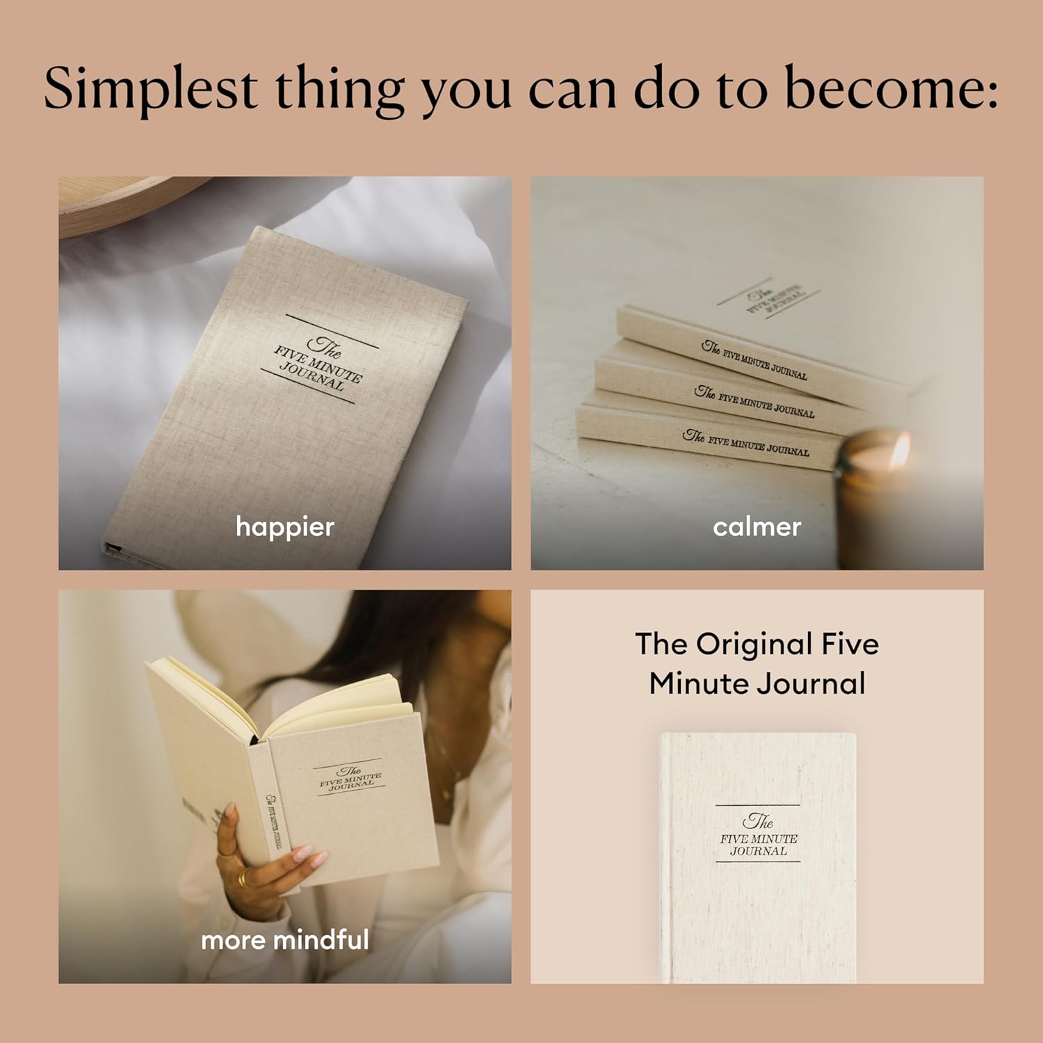 Intelligent Change The Five Minute Journal - Original Daily Gratitude Journal for Women & Men - Mindfulness, Happiness & Daily Reflection - Undated Planner - Affirmation Journal - Gifts for Women - Image 6