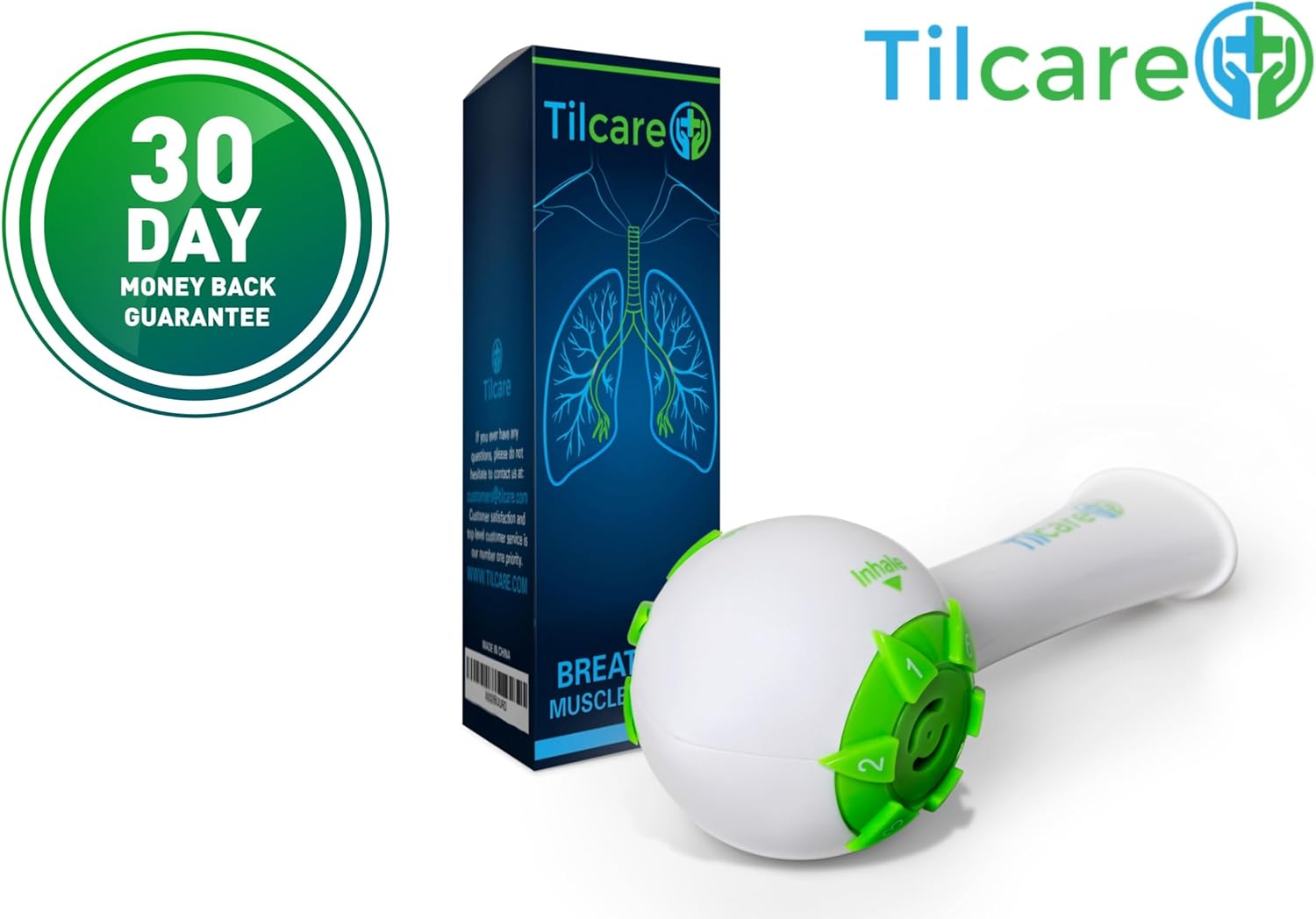 Breathing Trainer & Lung Trainer - Ideal Breathing Exercise Device for Lungs, Effective Breather Device & Lung Exerciser Device, Best Breathing Device & Lung Strengthener, Tilcare Respiratory Trainer - Image 7