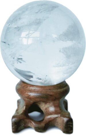 Polar Jade Clear Quartz Crystal Bal...