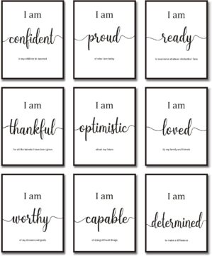 Outus 9 Pieces Inspirational Motiva...