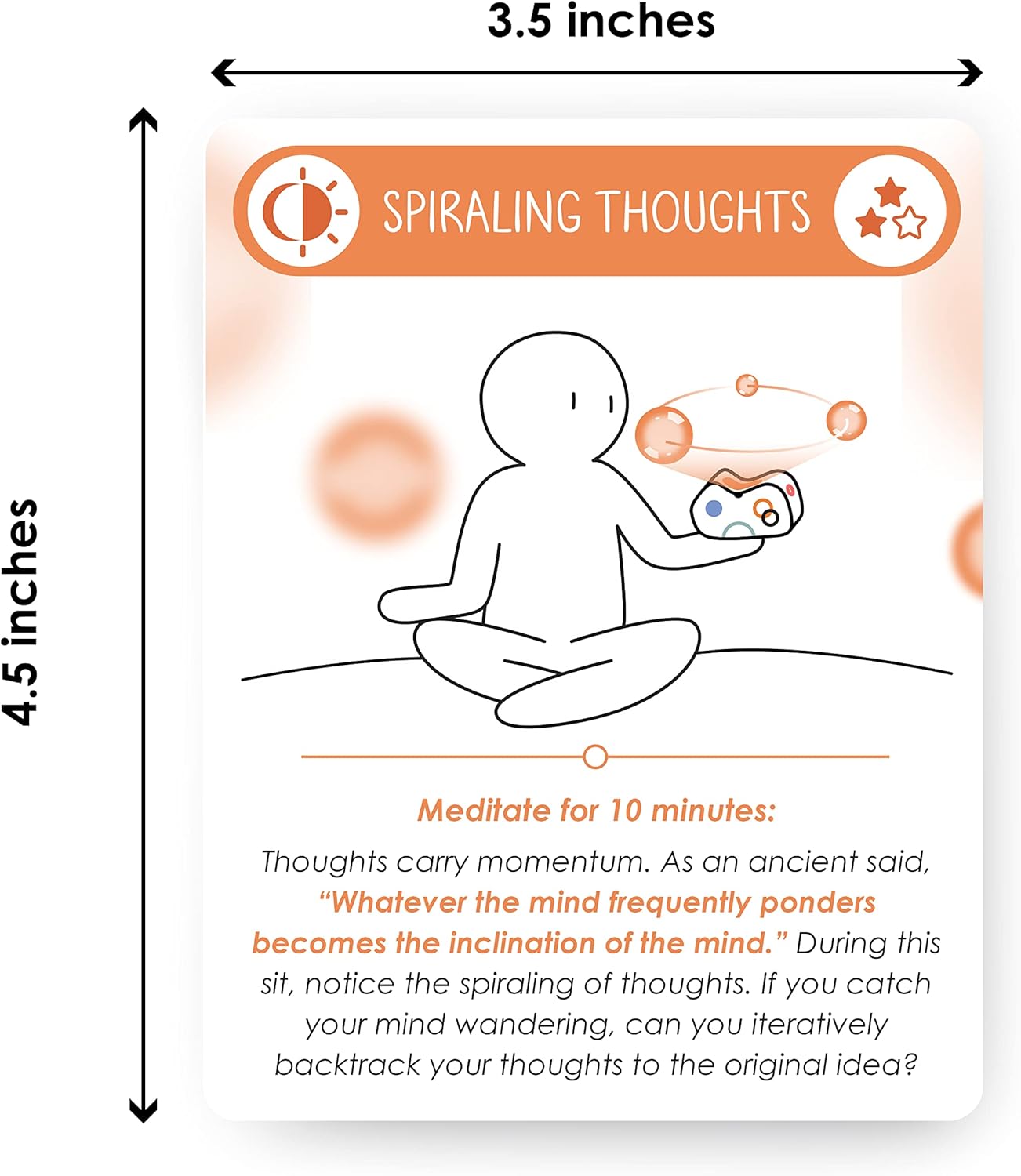 BEST 100 Daily Meditation Cards | Anxiety Relief Item for Relaxation | Self Care Kit for Stress Relief | Perfect Mindfulness Gift For Teens & Adults | Advance Beyond Positive Affirmations - Image 8