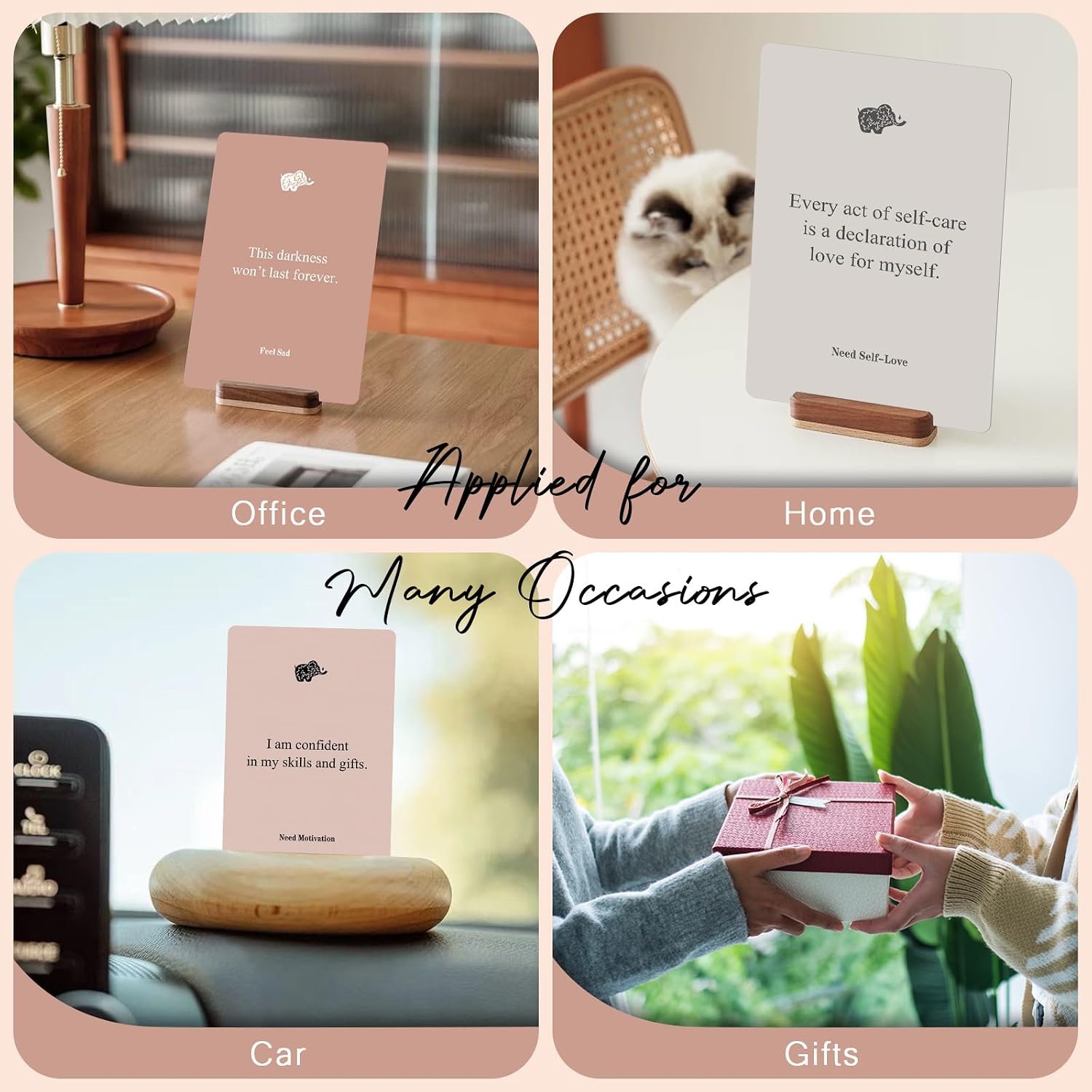 Affirmation Cards for Women, 120 Positive Affirmation Cards (6 Themes), Daily Affirmations for Inspiration, Mindfulness & Self Care, Uplifting Gift for Women - Image 7