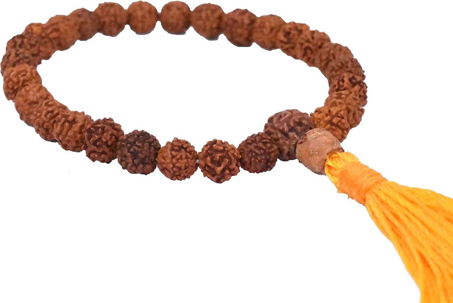 Mandala Crafts Rudraksha Bracelet for Women Men - Rudraksha Mala Bracelet - Rudraksha Beads Bracelet Tibet Beads Rudraksha Wrist Mala - Image 2