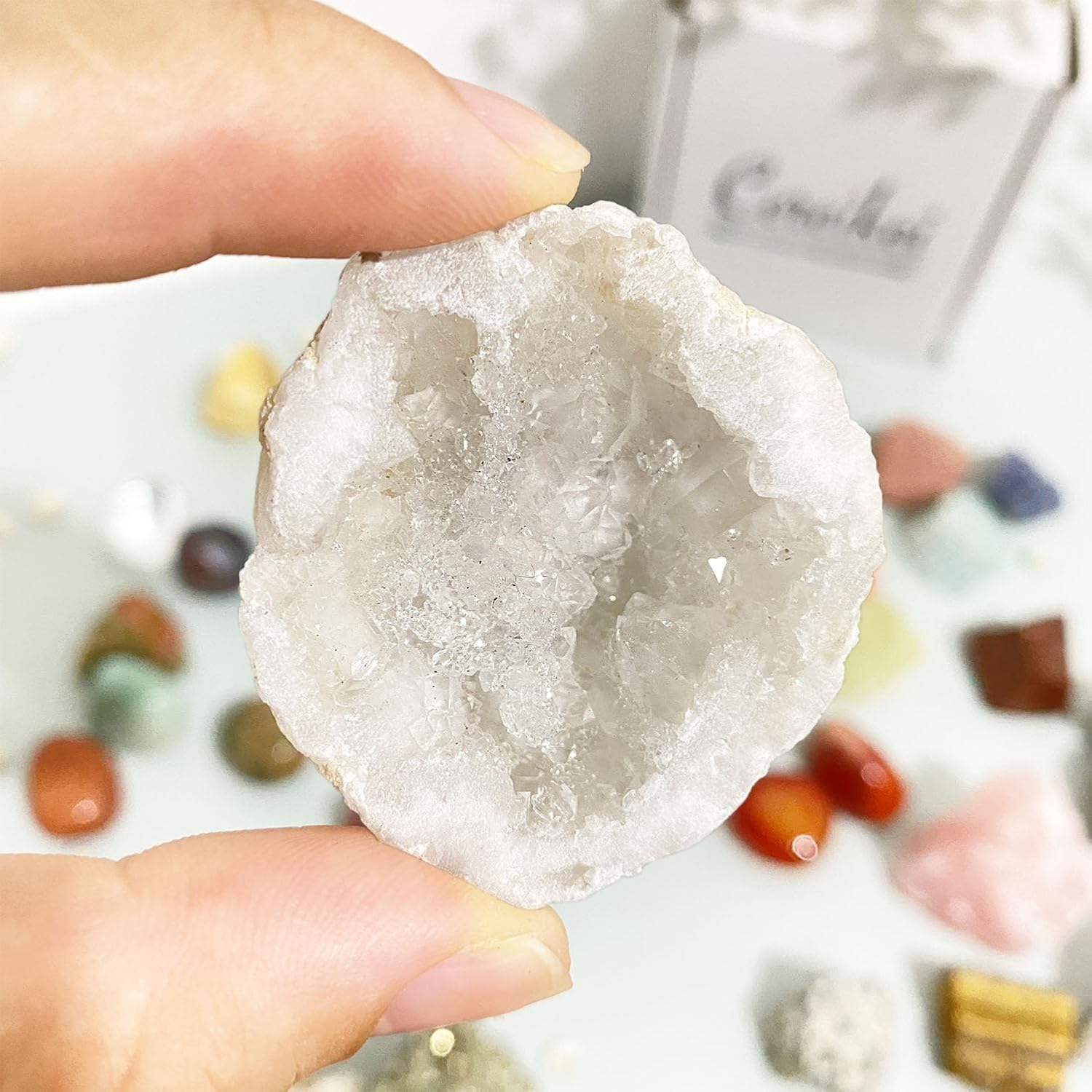 15 Pcs Mystery Crystals and Healing Stones, Natural Healing Crystals Surprise Gift Set for Meditation, Reiki, Home Decor - Image 5