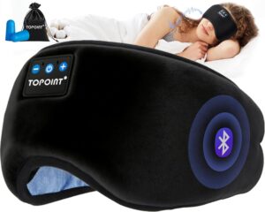 TOPOINT Sleep Mask with Headphones ...