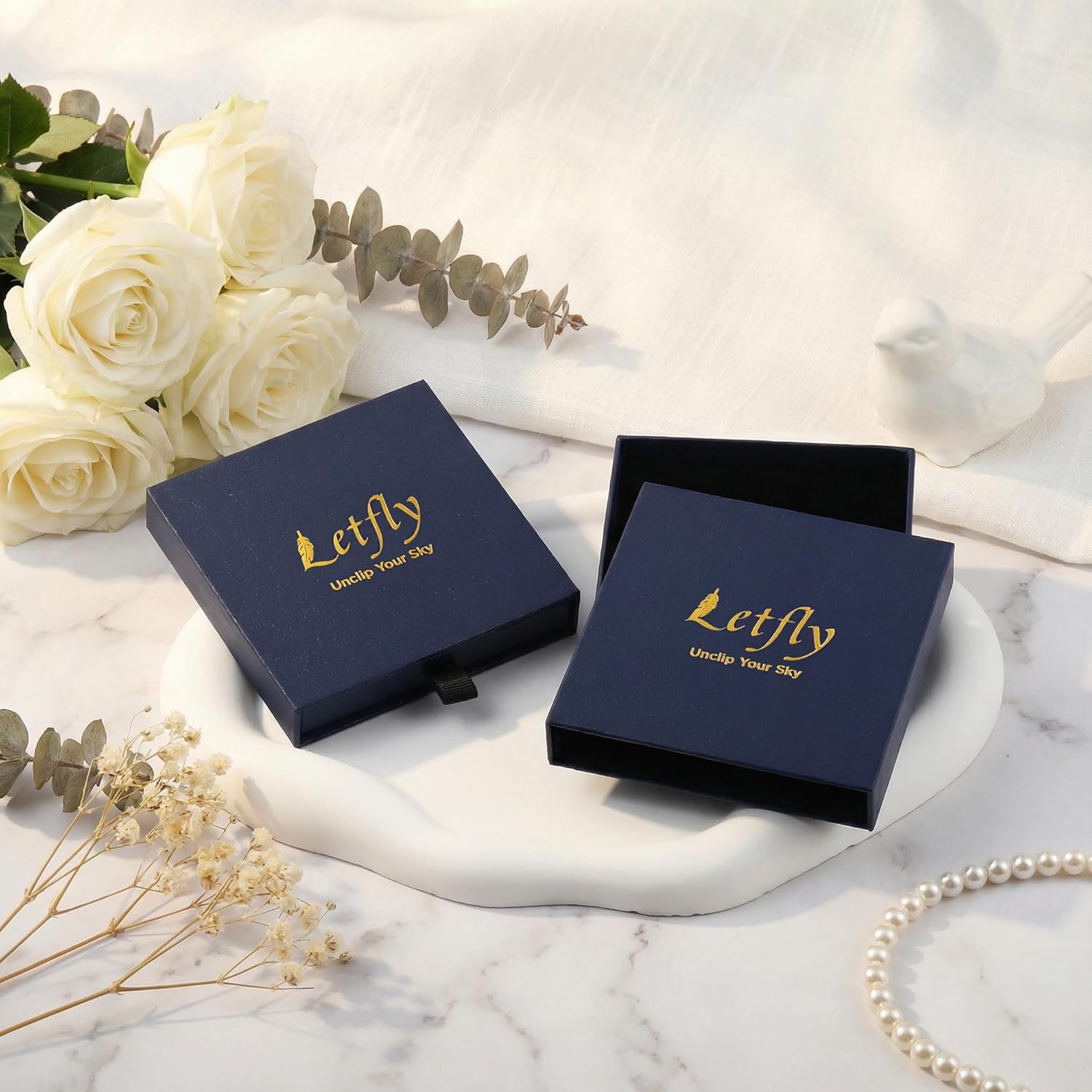LETFLY Zodiac Natural Shell Layered Gold Necklace for Women, Gold Plated Square Shaped Pendant with Adjustable Layered Snake Chain Birthday Jewelry Gifts for Womens - Image 6