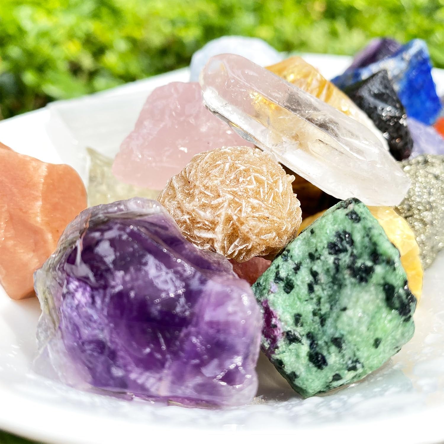 32 Natural Crystals and Healing Stones with Guide, Real Raw Crystals Set for Crystal Healing, Chakra, Meditation, Home Decor, Bulk Rough Stone Collection - Image 8