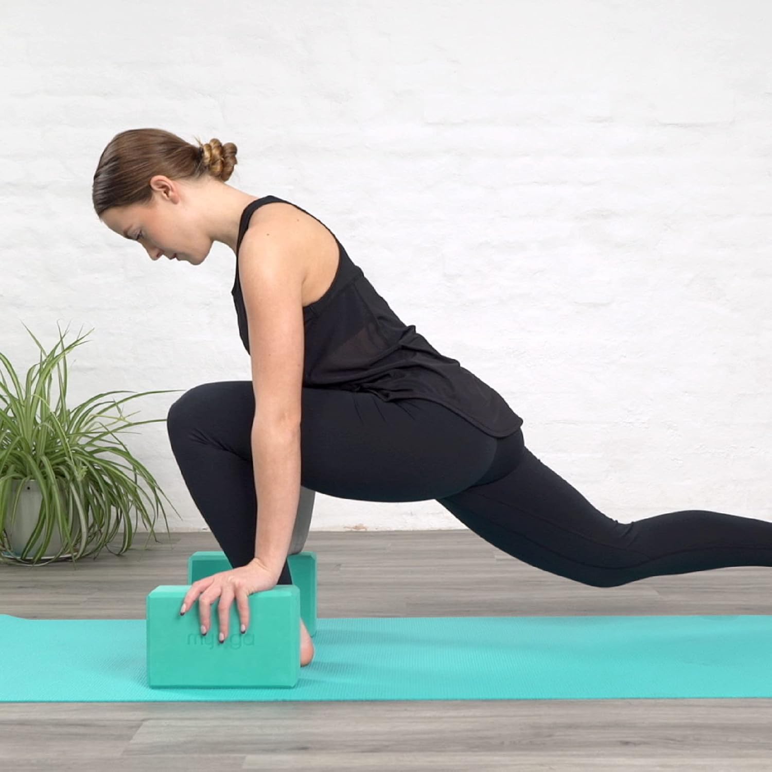 MYGA Yoga Block,Lightweight EVA Foam Yoga Brick,High Density Non-Slip Block for Yoga Poses, Pilates, Balance and Flexibility - Image 3