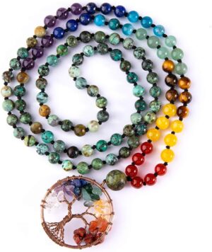 Bivei 108 Mala Beads Necklace Life ...