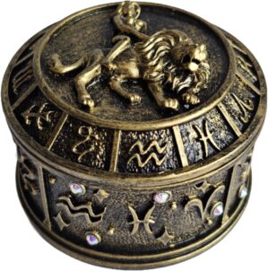 Handmade Zodiac Jewelry Box with Co...