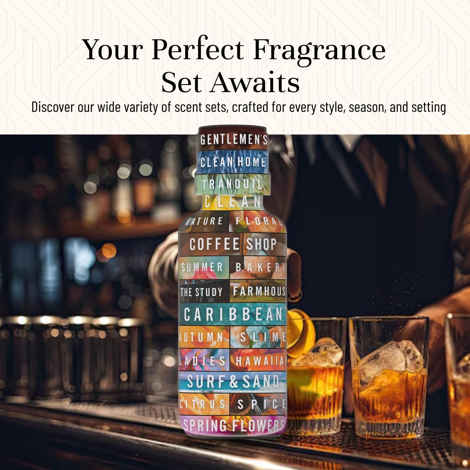P&J Trading Fragrance Oils for Diffusers for Home Gentlemen's Set Fragrance Scents for Candle Making - Soap Making Supplies - Car Diffuser Scents - Essential Home Gift Set - Cedar, Sandalwood & More - Image 7