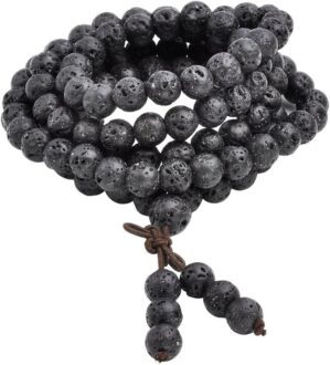 Jovivi 6mm 8mm Natural Lava Rock St...