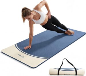 EaseUp Extra Thick Yoga Mat -2/5 in...