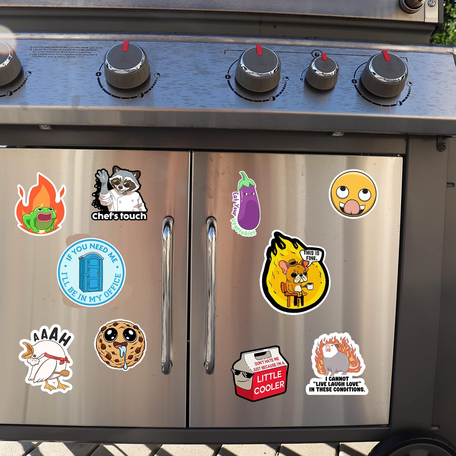 306pcs Funny Meme Vinyl Stickers Pack, Large Bulk Sticker for Laptop, Phone, Water Bottles, Computer Cars... Vine Sticker Decal DIY Décor for Bumper Accesory - Image 4