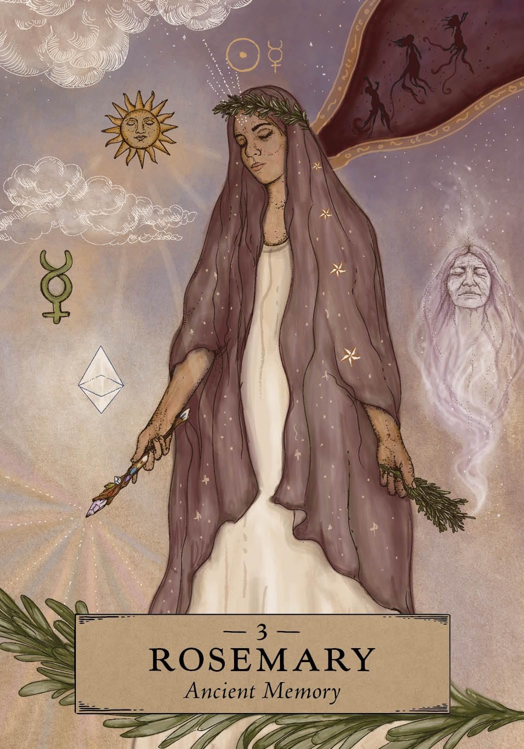 The Herbal Astrology Pocket Oracle: A 55-Card Deck and Guidebook - Image 4