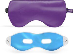 ASUTRA Silk Eye Pillow for Sleep, P...